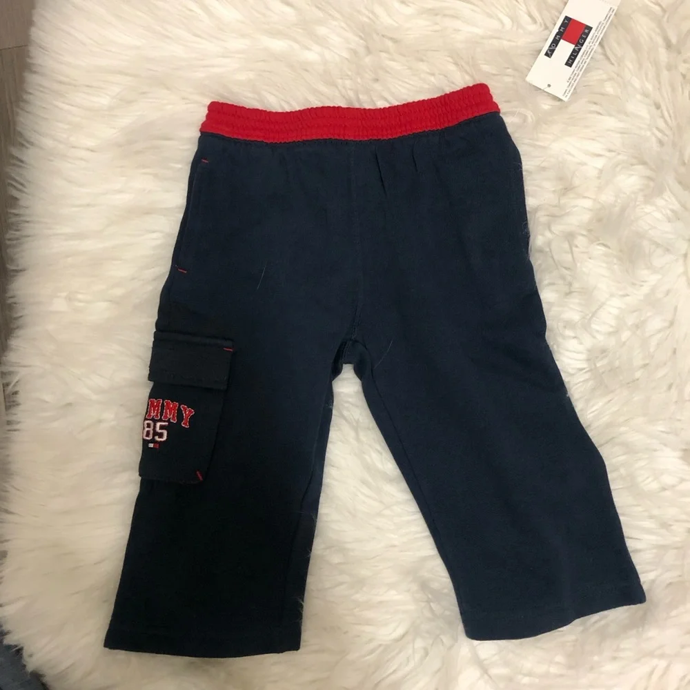 NWT Oshkosh Top + Tommy Hilfiger Baby Pants 12-18 months